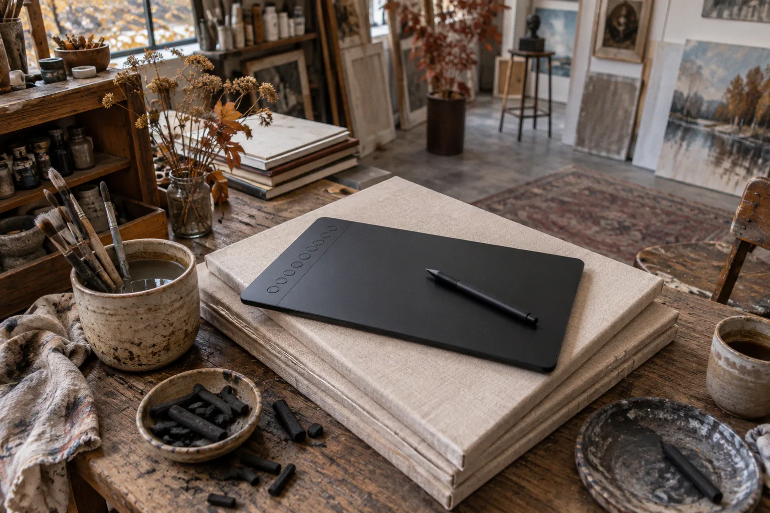 Digital painting setup: essential preparation for artists