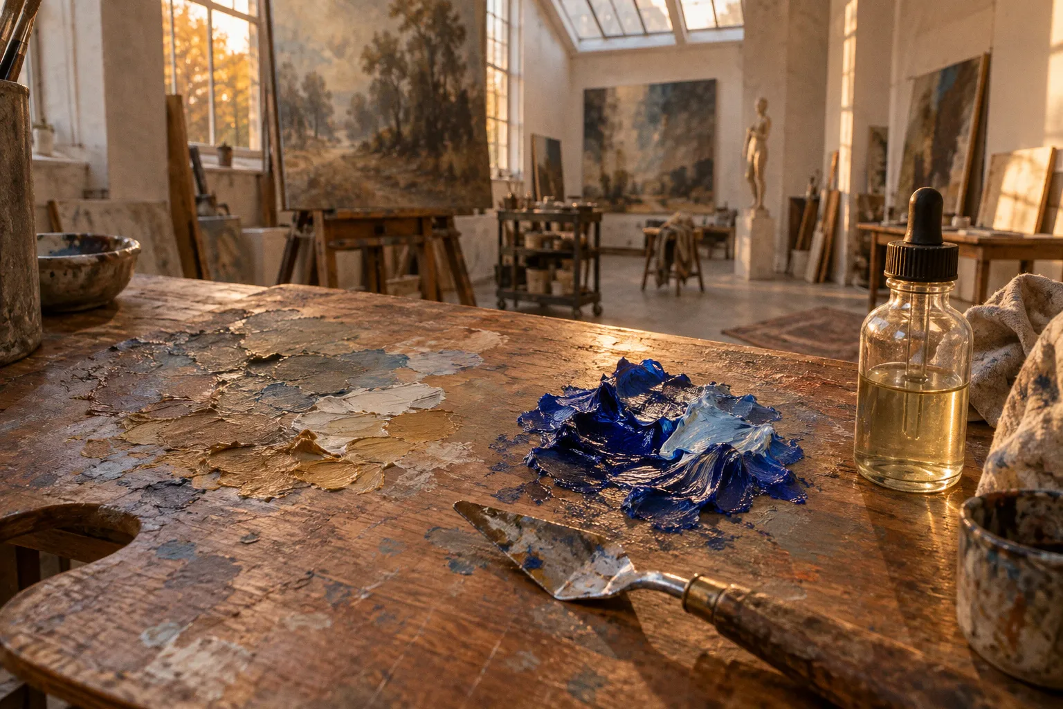 Fat over lean versus alla prima: two paths to oil painting
