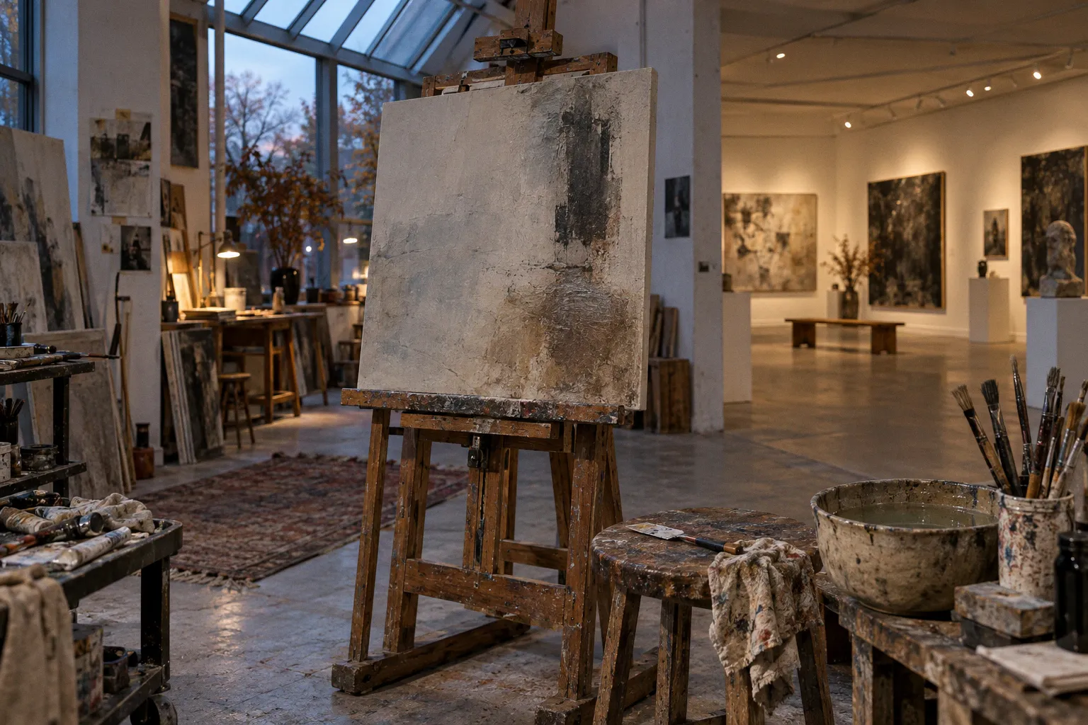 Gallery exhibitions and art associations: two paths for art discovery